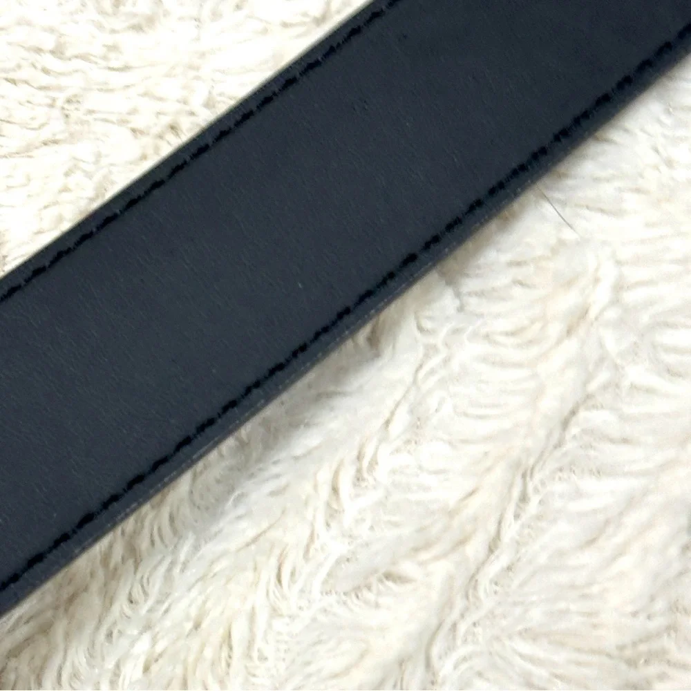 BEVERLY HILLS POLO CLUB  BLACK / BROWN REVERSIBLE BONDED LEATHER BELT 36/38 NWT